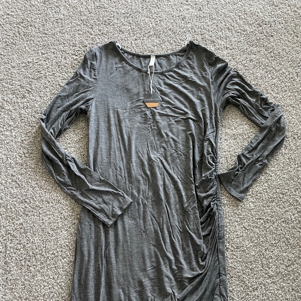 Pink Blush Maternity Dress